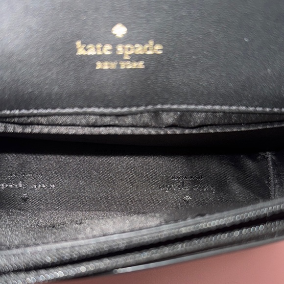 NWOTs Kate Spade Leopard Print Two Way Crossbody Bag with Gold Chain - Picture 4 of 9